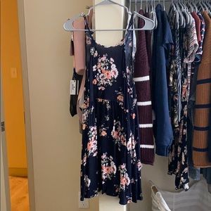 Navy Floral Sundress